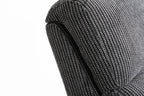 Cairo Black Lay-Z-Boy Style Fabric Power Recliner 3 Seater Sofa