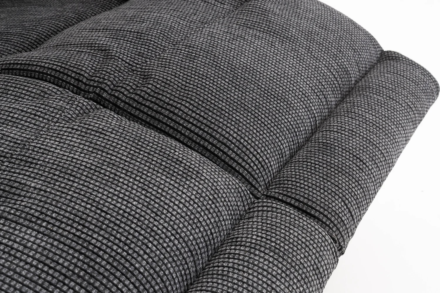 Cairo Black Lay-Z-Boy Style Fabric Power Recliner 2 Seater Sofa
