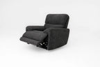 Cairo Black Lay-Z-Boy Style Fabric Power Recliner Chair