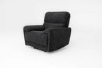 Cairo Black Lay-Z-Boy Style Fabric Power Recliner Chair
