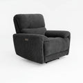 Cairo Black Lay-Z-Boy Style Fabric Power Recliner Chair