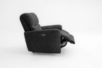Cairo Black Lay-Z-Boy Style Fabric Power Recliner Chair