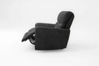 Cairo Black Lay-Z-Boy Style Fabric Power Recliner Chair