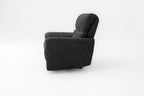 Cairo Black Lay-Z-Boy Style Fabric Power Recliner Chair