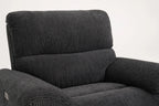 Cairo Black Lay-Z-Boy Style Fabric Power Recliner Chair