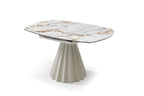 Skye Extending Dining Table Champagne & Sunset Vein