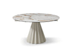 Skye Extending Dining Table Champagne & Sunset Vein