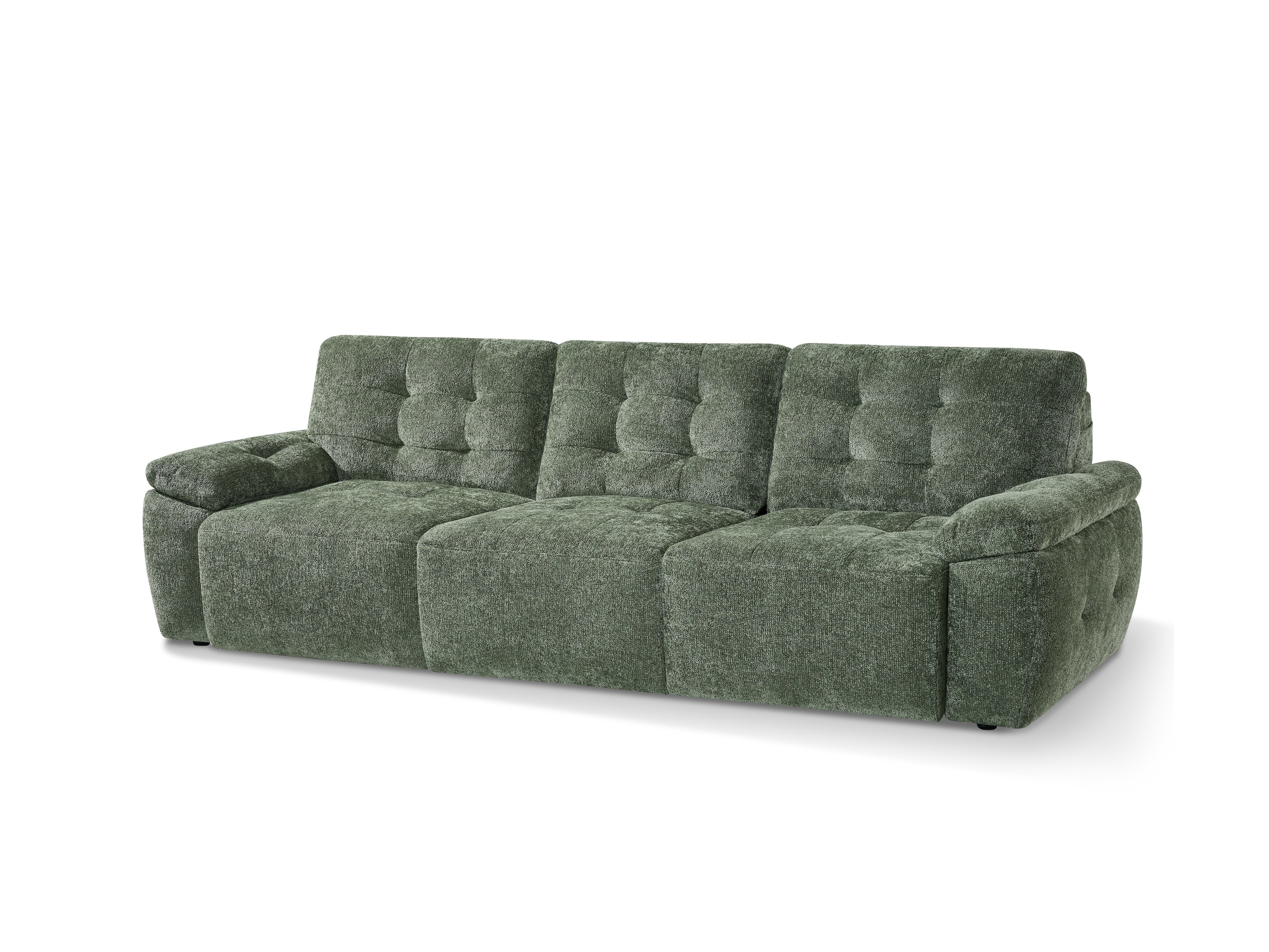 Dallas Electric Sofabed Green 3 Seater