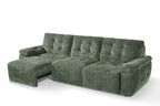 Dallas Electric Sofabed Green 3 Seater