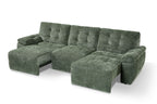 Dallas Electric Sofabed Green 3 Seater