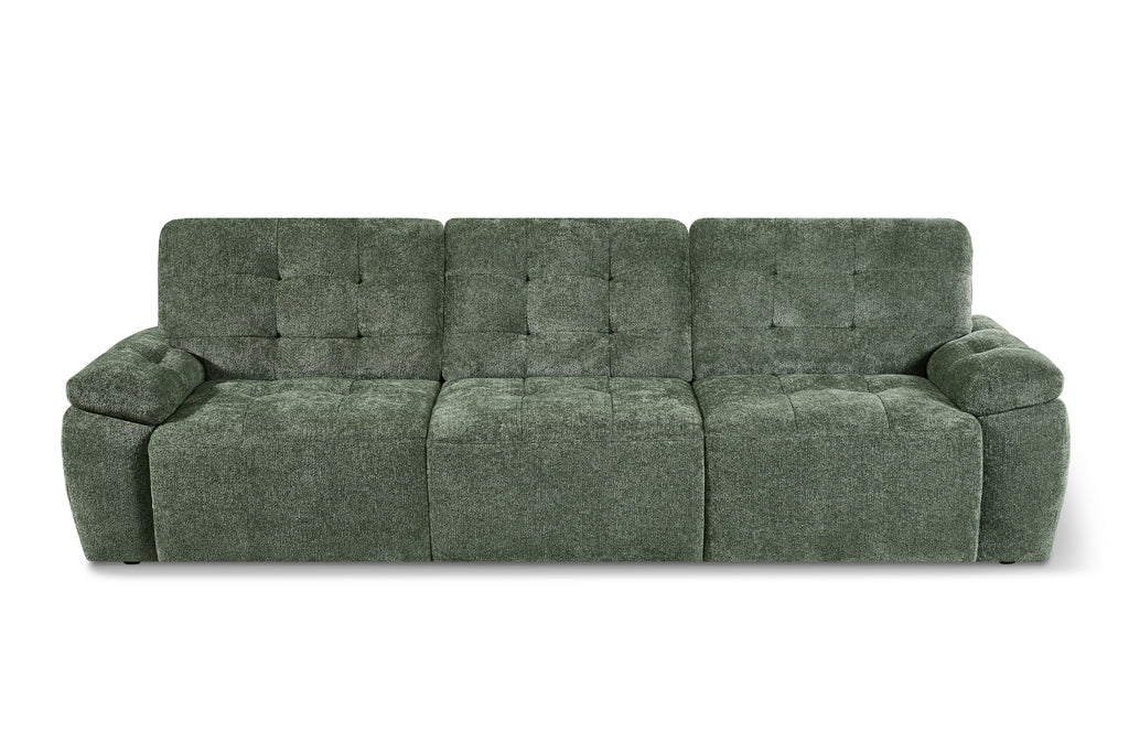 Dallas Electric Sofabed Green 3 Seater