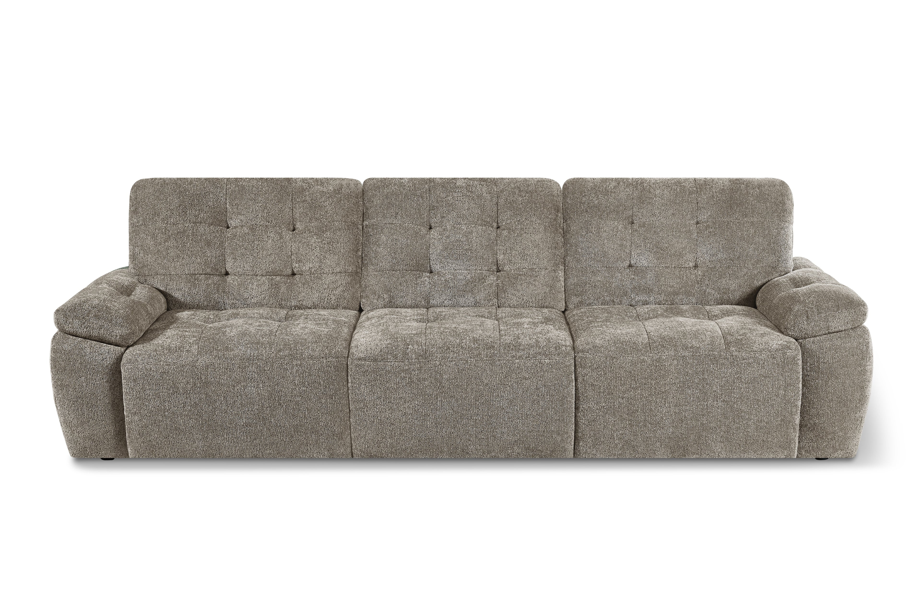 Dallas Electric Sofabed Mushroom 3 Seater