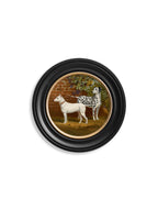 c.1881 Dogs - Round Frame