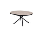 Danello Round Extending Dining Table English Oak Wood Ceramic