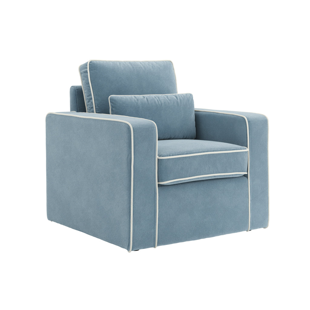 Diego Ice Blue Chair