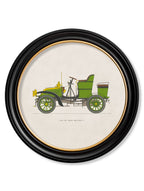 1904 De Dion Bouton 8 in Round Frame