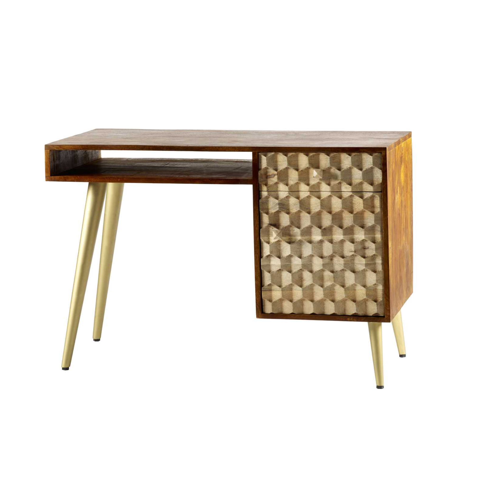 Ziggy Solid Mango Wood Desk