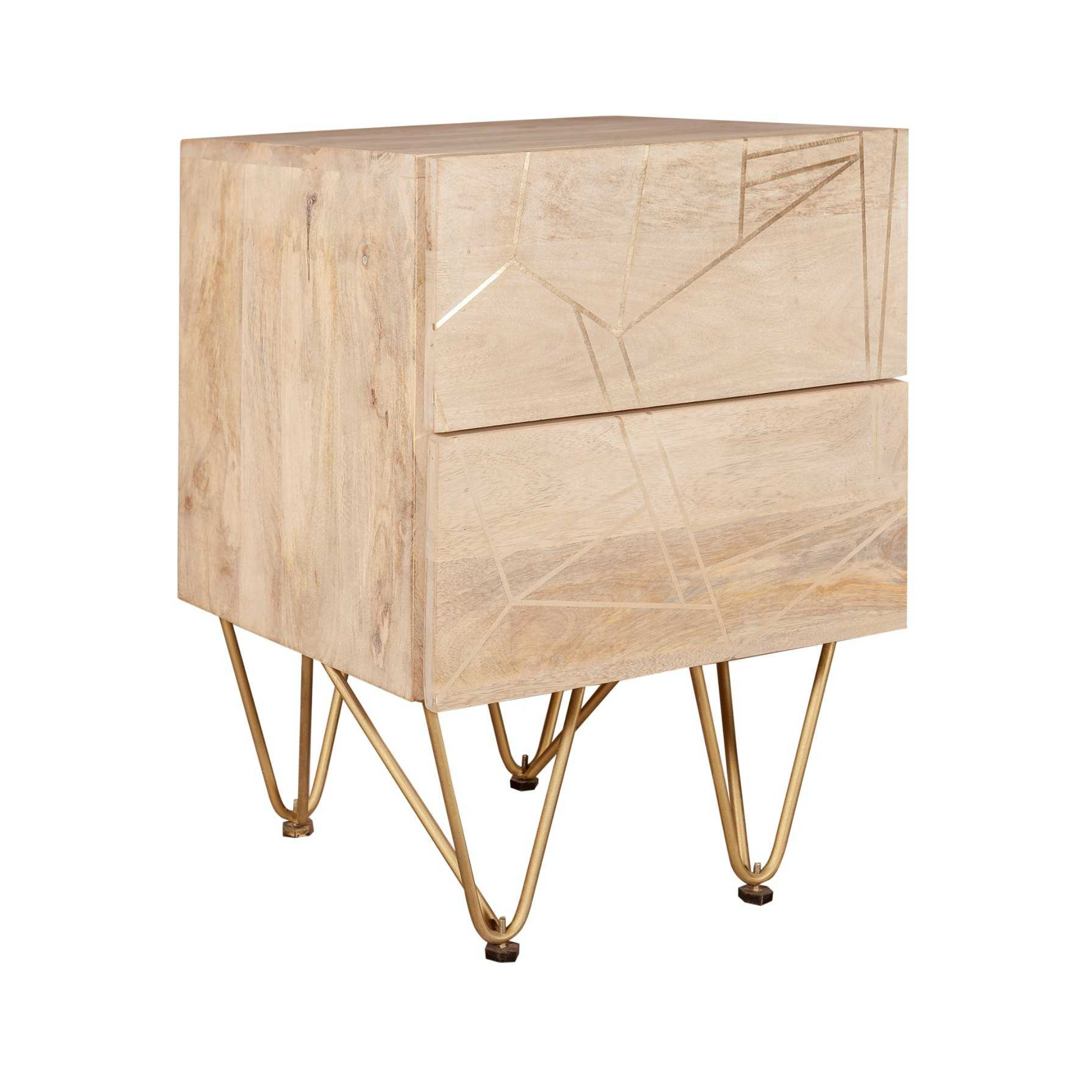 Rook Two Drawer Side Table