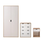 Alton 3 Piece Bedroom Set 3+2 Drawer