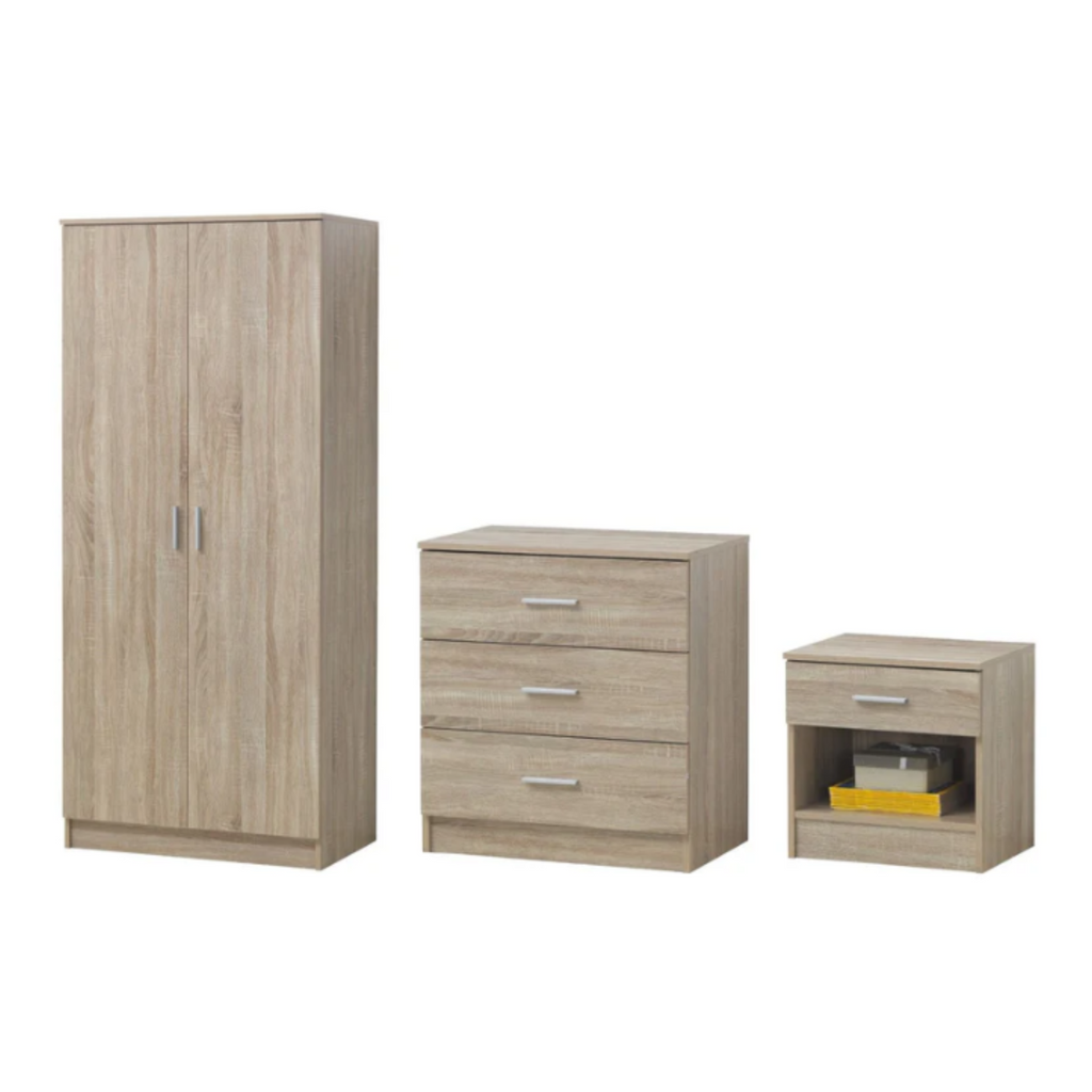 Rio Costa 3 Piece Bedroom Set 3 Drawer