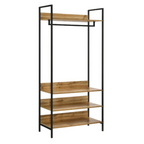 Zahra Open Wardrobe with 4 Shelves