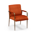 Rae Club Chair Rust Orange