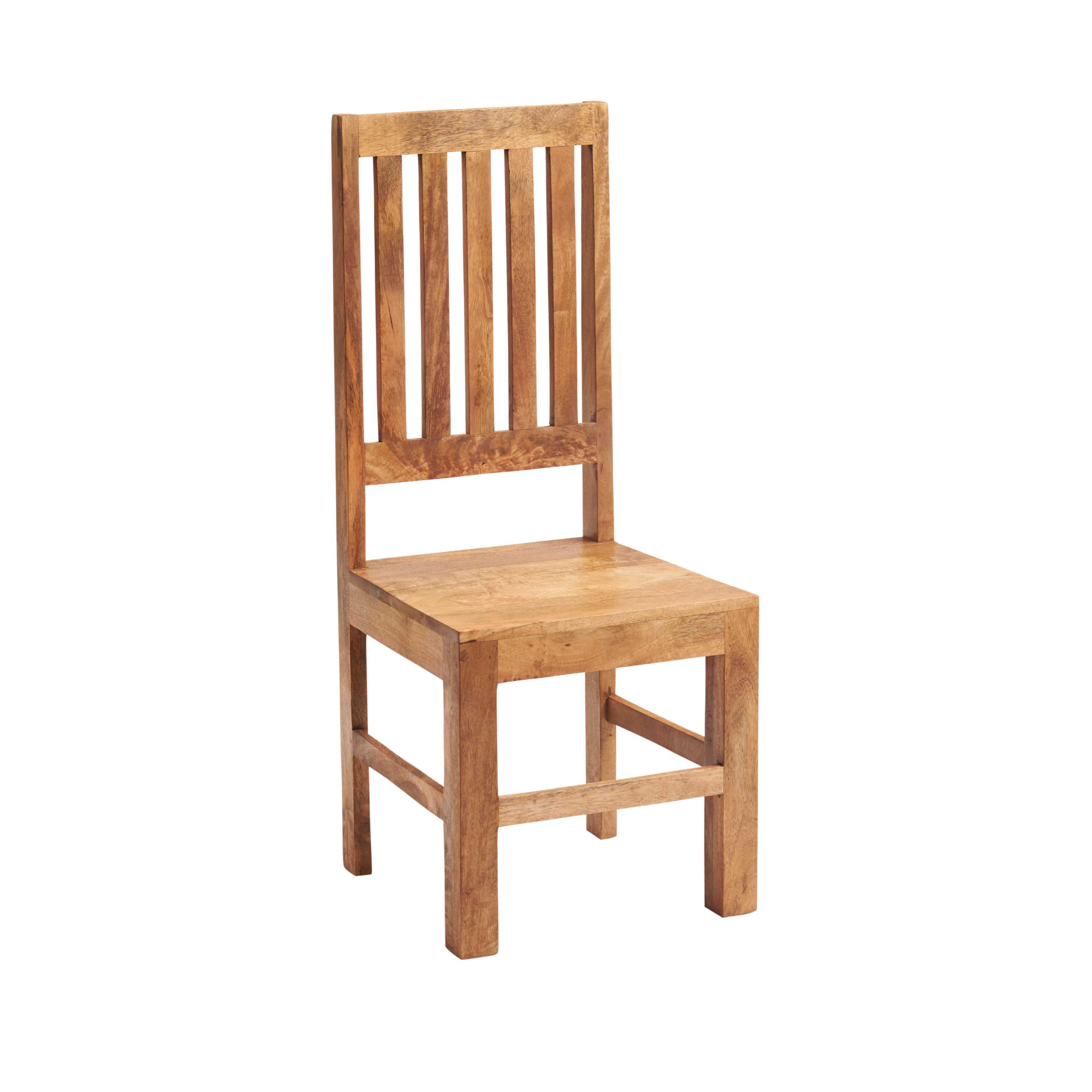 Dockland Light Mango Slat Back Chair (Sold in Pairs)