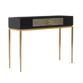 Deruta Shagreen Effect One Drawer Console Table