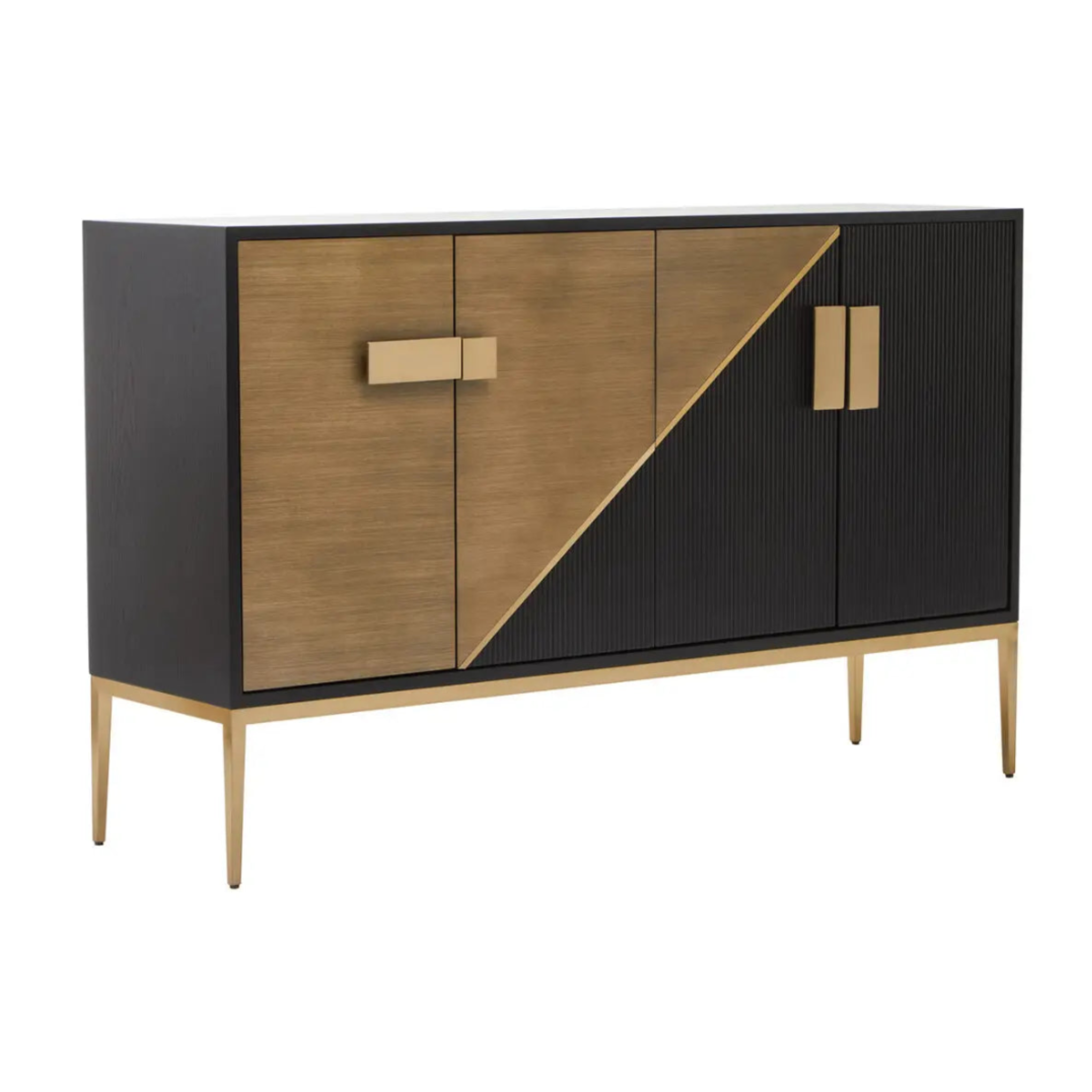 Davoli Black And Grey Sideboard