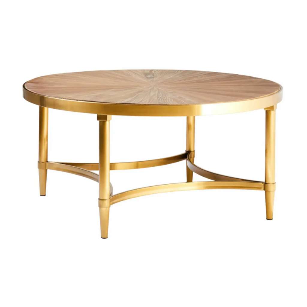 Jana Coffee Table With Curved Frame