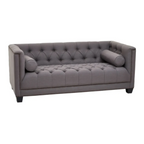 Surina 2 Seat Grey Fabric Sofa