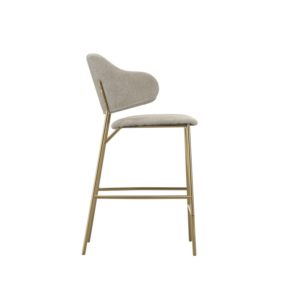 Dorchester Wheat and Gold Counter Stool (Set Of 2)