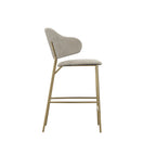 Dorchester Wheat and Gold Counter Stool (Set Of 2)