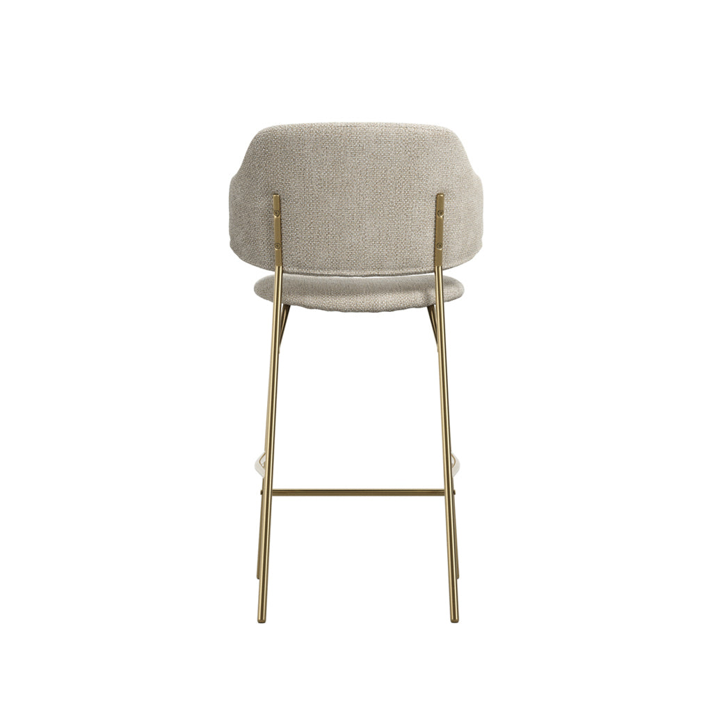 Dorchester Wheat and Gold Counter Stool (Set Of 2)