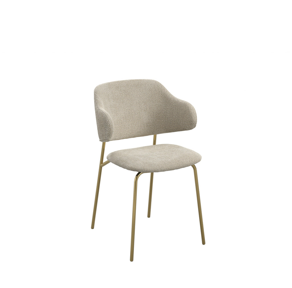 DORCHESTER WHEAT / GOLD DINING CHAIR (Set Of 2)