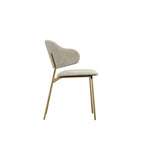 DORCHESTER WHEAT / GOLD DINING CHAIR (Set Of 2)