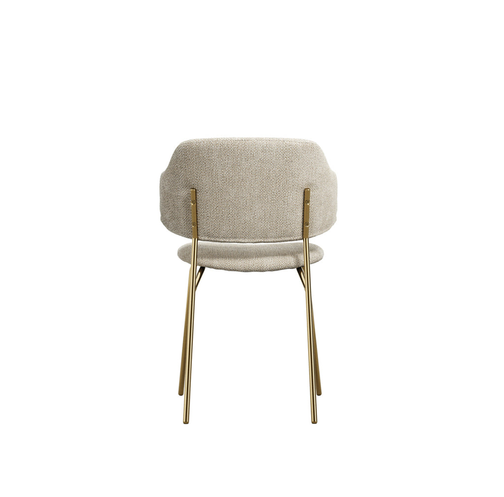 DORCHESTER WHEAT / GOLD DINING CHAIR (Set Of 2)