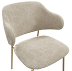 DORCHESTER WHEAT / GOLD DINING CHAIR (Set Of 2)