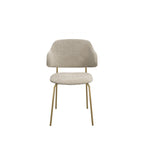 DORCHESTER WHEAT / GOLD DINING CHAIR (Set Of 2)