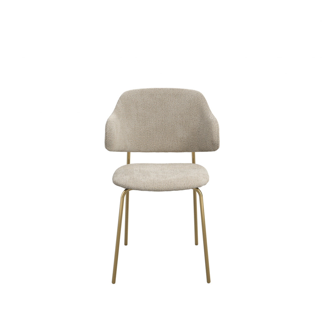 DORCHESTER WHEAT / GOLD DINING CHAIR (Set Of 2)
