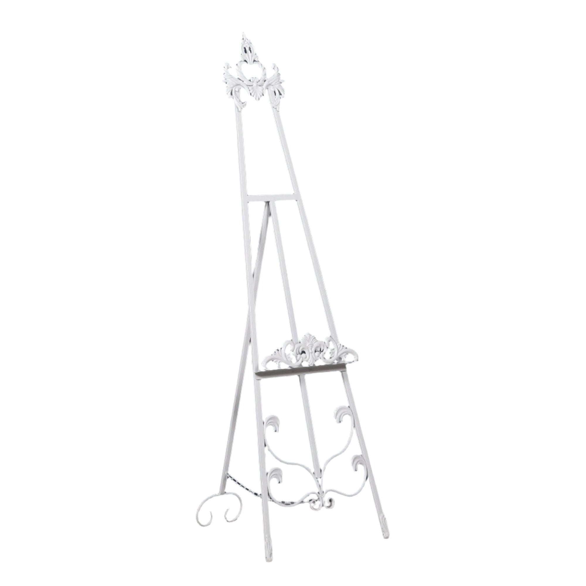 White Metal Easel 165cm