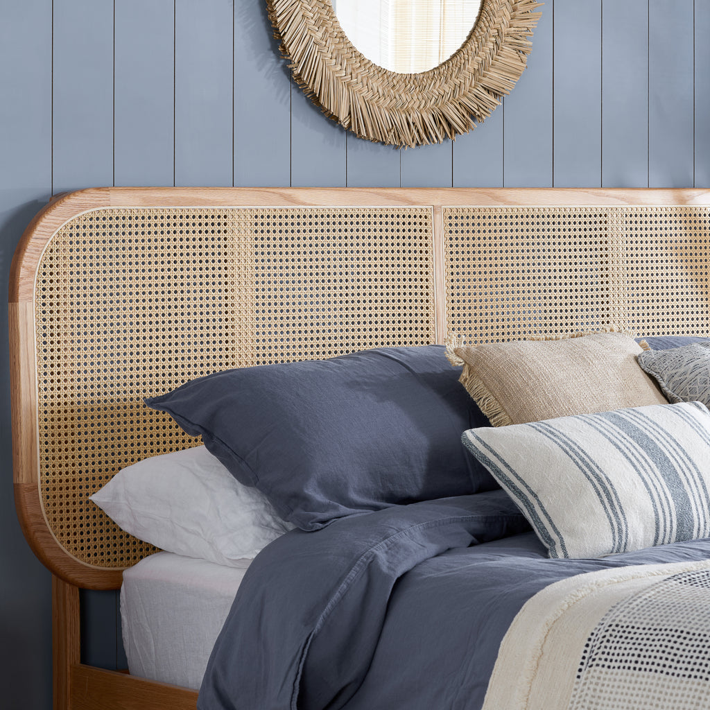 Elina Double Rattan Bed