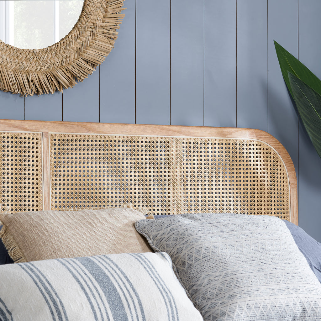 Elina King Rattan Bed