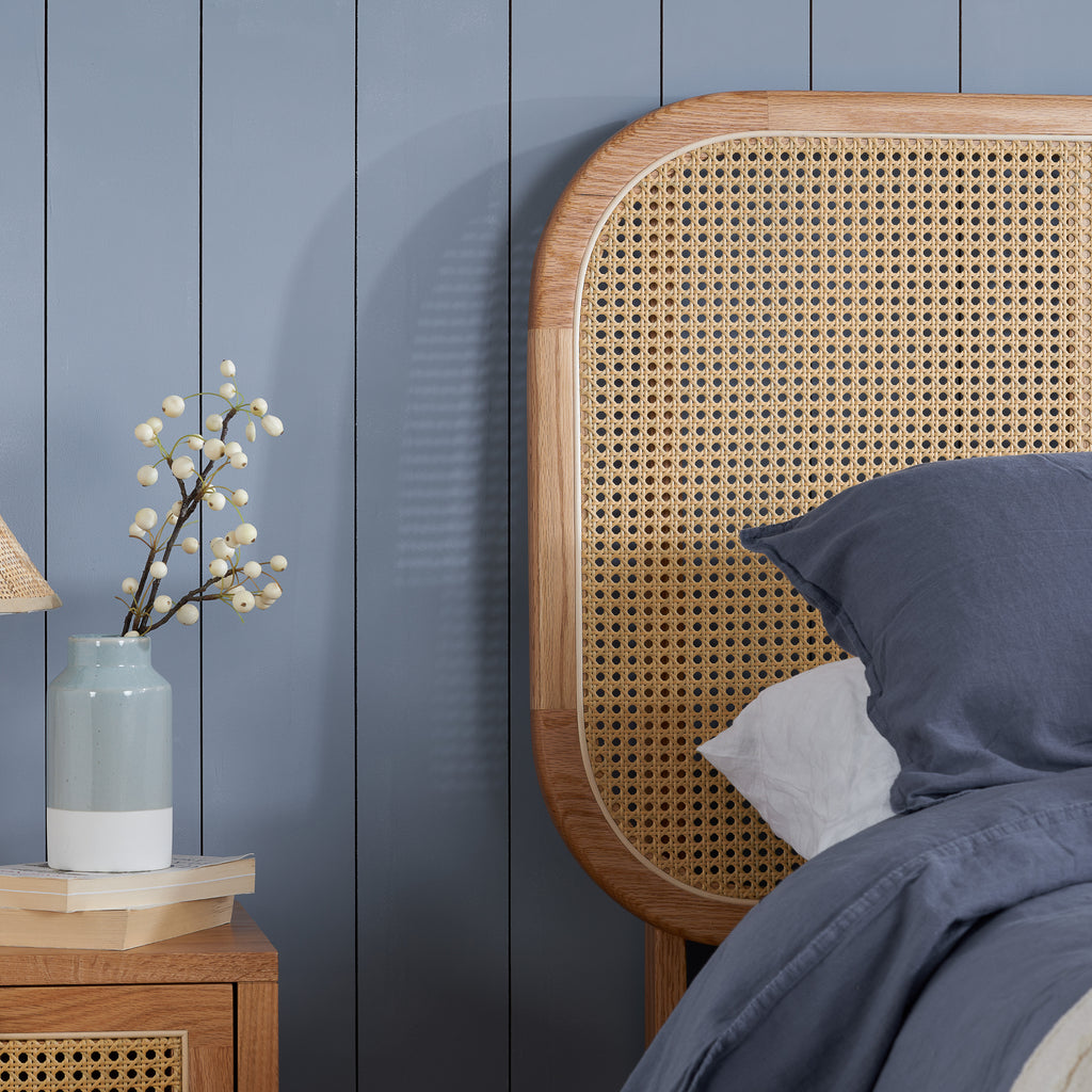 Elina King Rattan Bed
