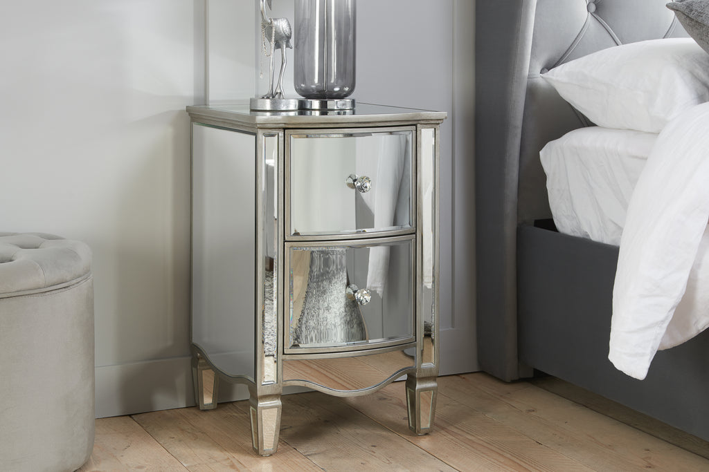 Elysee 2 Drawer Bedside