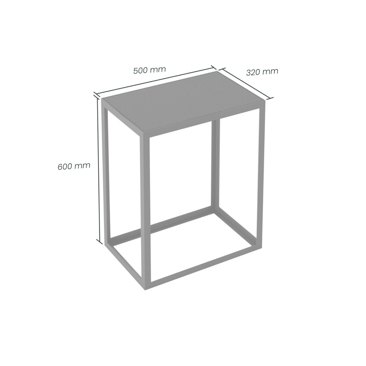 Rossie End Table Black