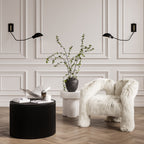 ASTRID WHITE SIDE TABLE
