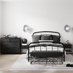 EDISON MATTE BLACK / REEDED CHEST