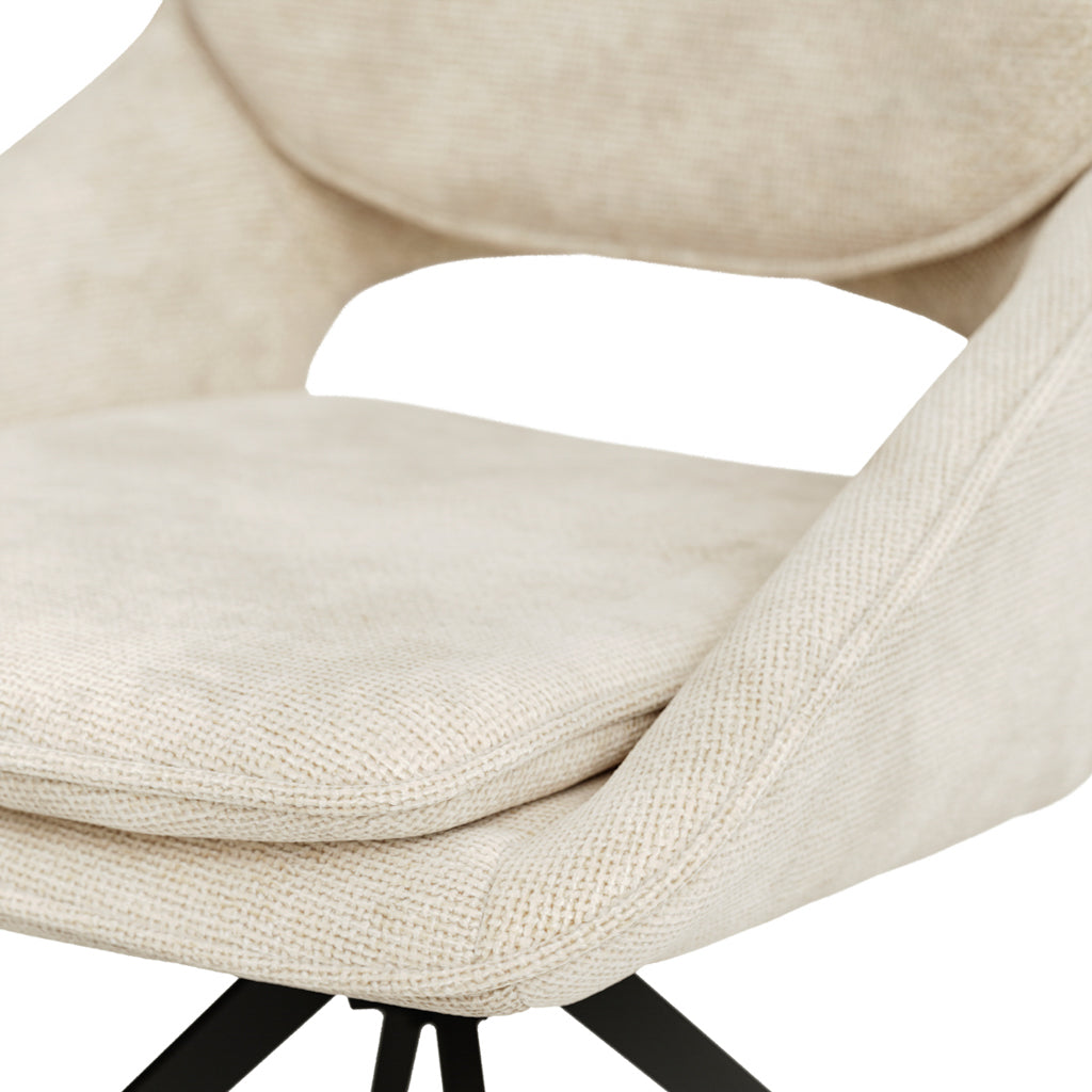 EDISTO OFF-WHITE DINING CHAIR (Set Of 2)