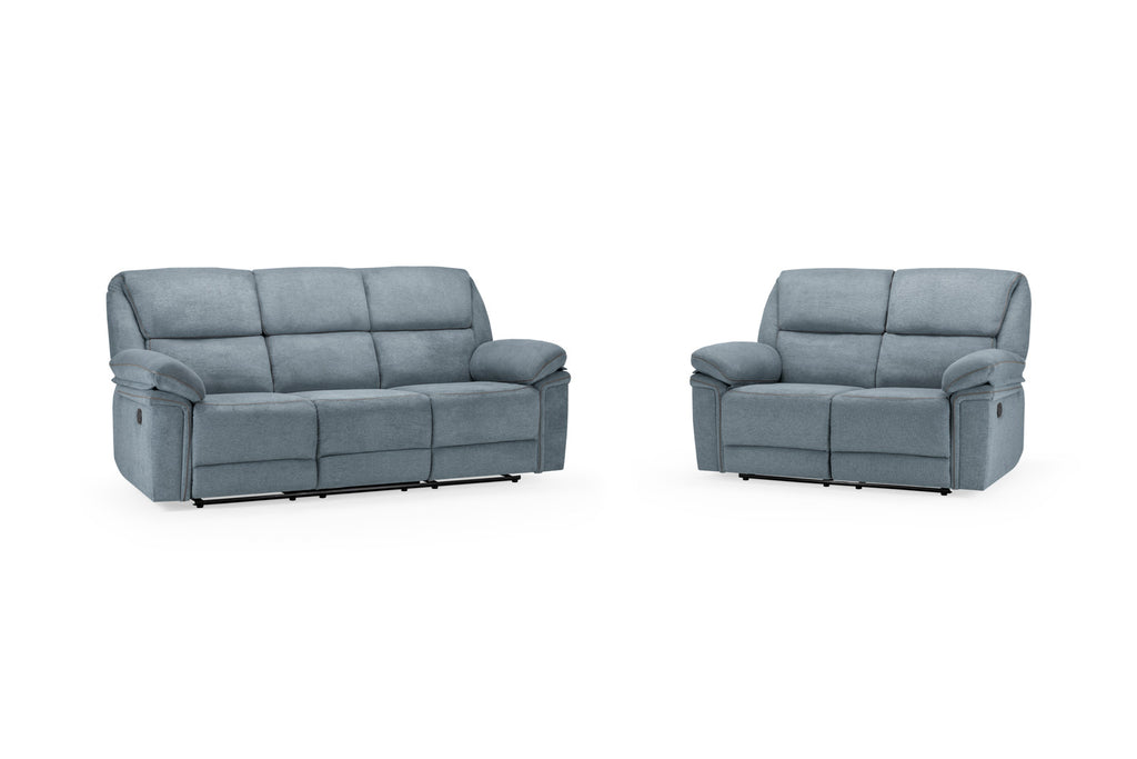 Elio 3 Seater Fabric Manual Reclining Sofa